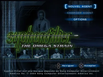 Syphon Filter - The Omega Strain screen shot title